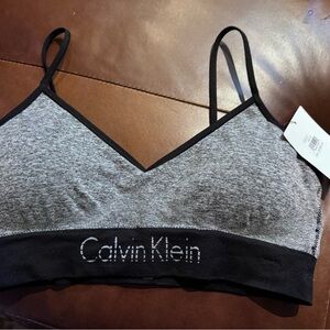 Calvin Klein Women's Gray Bralette